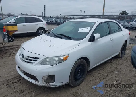 2013 Toyota Corolla Le z USA, uszkodzony, nr VIN 2T1BU4EE2DC969268